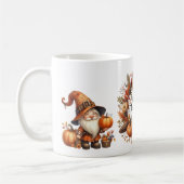 感謝祭素朴かぼちゃの水彩秋 コーヒーマグカップ (左)