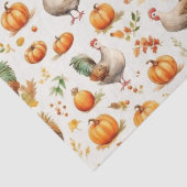 感謝祭素朴かぼちゃを切り離す水色 薄葉紙 (詳細)