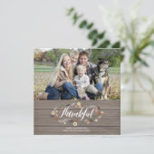 感謝祭素朴の写真カード シーズンカード (スタンド正面)