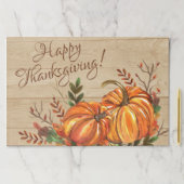 感謝祭素朴カボチャランチョンマット ペーパーパッド (インサイチュ)