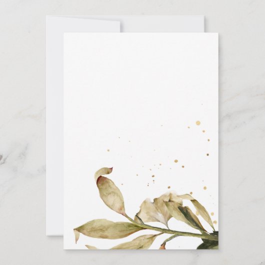 感謝祭素朴ディナーパンプキン招待状 招待状 (裏面)