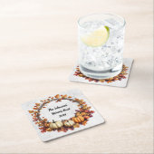 感謝祭素朴会 スクエアペーパーコースター (インサイチュ)