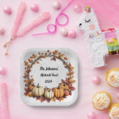 感謝祭素朴会 ペーパープレート (パーティー)