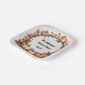 感謝祭素朴会 ペーパープレート (傾斜あり)