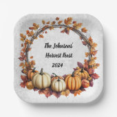 感謝祭素朴会 ペーパープレート (正面)
