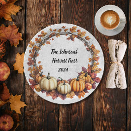 感謝祭素朴会 ペーパープレート