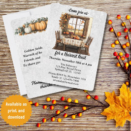 感謝祭素朴会 招待状