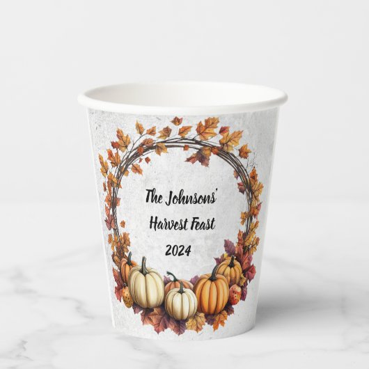 感謝祭素朴会 紙コップ (正面)