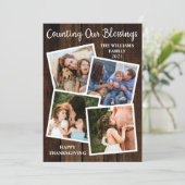 感謝祭素朴数の私たちの恵み4写真 シーズンカード (スタンド正面)