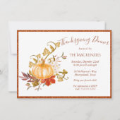 感謝祭素朴秋のカボチャ畑グルズ シーズンカード (正面)