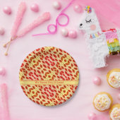 感謝祭素朴秋紅葉紙プレート ペーパープレート (パーティー)