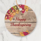 感謝祭素朴紅葉ホタル灯 フェイバータグ (正面)