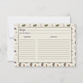 感謝祭素朴紅葉レシピ