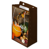 感謝祭素朴表の豊作 スモールペーパーバッグ (正面アングル)