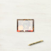 感謝祭素朴表の豊作 ポストイット (デスク上)