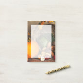 感謝祭素朴表の豊作 ポストイット (デスク上)