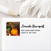 感謝祭素朴表の豊作 ラベル (インサイチュ)