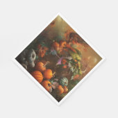 感謝祭絵を描の スタンダードランチョンナプキン (角)