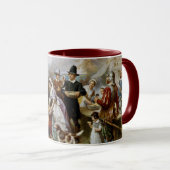 感謝祭絵画のマグカップ マグカップ (正面右)