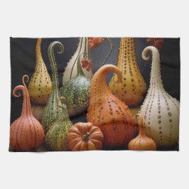 感謝祭絵画秋 キッチンタオル