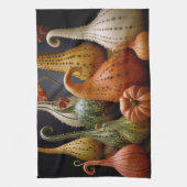 感謝祭絵画秋 キッチンタオル (縦)