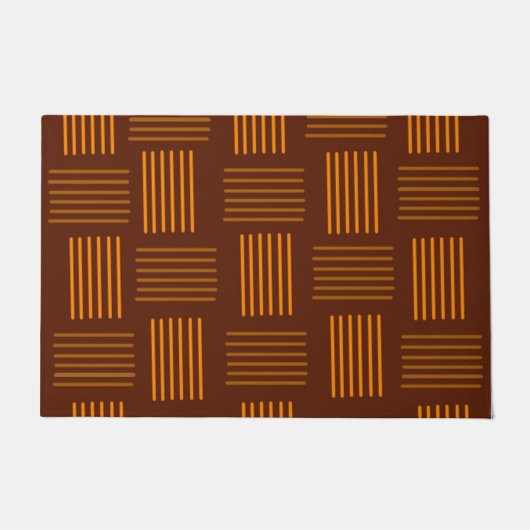 感謝祭織り ドアマット (正面)