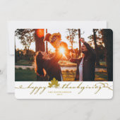 感謝祭葉の華エレガントやかな台本の写真 シーズンカード