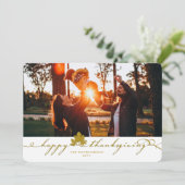 感謝祭葉の華エレガントやかな台本の写真 シーズンカード