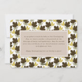 感謝祭葉の華エレガントやかな台本の写真 シーズンカード