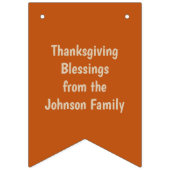 感謝祭葉オークカスタムパーティー バンティングフラッグ (第2の旗)