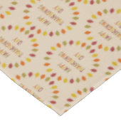 感謝祭葉オークパターン（の模様が）あるズ テーブルクロス (アングル)