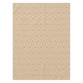 感謝祭葉オークパターン（の模様が）あるズ テーブルクロス (正面)