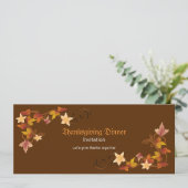 感謝祭葉秋テーマ 招待状 (スタンド正面)