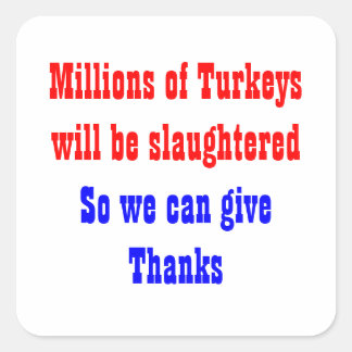 感謝祭虐殺 スクエアシール