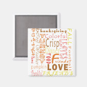 感謝祭言葉磁石 マグネット (正面/裏面)