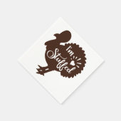 感謝祭詰まっただおもしろい スタンダードカクテルナプキン (角)