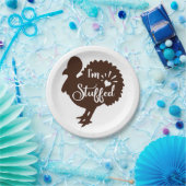 感謝祭詰まっただおもしろい ペーパープレート (パーティー)