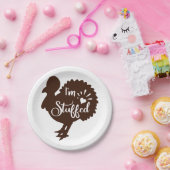 感謝祭詰まっただおもしろい ペーパープレート (パーティー)