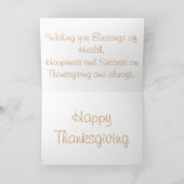 感謝祭賛美のグリーティングカードと引用文 シーズンカード (内部)
