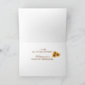 感謝祭賛美のスペシャルフレンドクロス カード (内部)