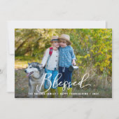 感謝祭賛美の写真 シーズンカード (正面)