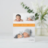 感謝祭賛美の写真 シーズンポストカード (スタンド正面)