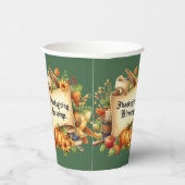 感謝祭賛美の紙カップ 紙コップ (右)