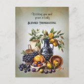 感謝祭賛美ワインフルーツボウル ポストカード (正面)