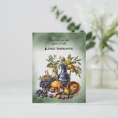 感謝祭賛美ワインフルーツボウル ポストカード (スタンド正面)