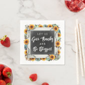 感謝祭賛美秋ひまわりファミリーディナー スタンダードカクテルナプキン (インサイチュ)