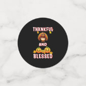 感謝祭賛美23米国メープル11月の感謝祭 コンフェッティ (スモール正面)