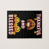 感謝祭賛美23米国メープル11月の感謝祭 ジグソーパズル (横)