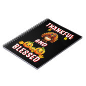 感謝祭賛美23米国メープル11月の感謝祭 ノートブック (左側)