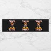 感謝祭賛美23米国メープル11月の感謝祭 ペットボトルラベル (シングルラベル)